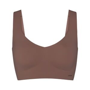 Skims Naked Plunge Bralette in Umber L